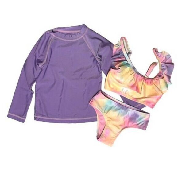 Swim 3-Piece Girls Swim Set 3T (818) - Picture 6 of 14